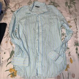 Express mens button down top